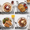 image:imageOVENTE Belgian Waffle Maker 1000W 180 Rotating Function Black WMF1440BRBlack
