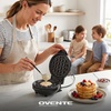 image:imageOVENTE Belgian Waffle Maker 1000W 180 Rotating Function Black WMF1440BRWM215B