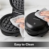 image:imageOVENTE Belgian Waffle Maker 1000W 180 Rotating Function Black WMF1440BRWM215B