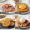 image:imageOVENTE Belgian Waffle Maker 1000W 180 Rotating Function Black WMF1440BRWM215B