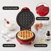 image:imageOVENTE Belgian Waffle Maker 1000W 180 Rotating Function Black WMF1440BRWM215R