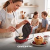 image:imageOVENTE Belgian Waffle Maker 1000W 180 Rotating Function Black WMF1440BRWM215R