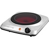 image:imageOVENTE Countertop Infrared Single Burner 1000W Electric Hot Plate amp Electric Countertop Single Burner 1000W Cooktop with 725 Inch Cast Iron Hot Plate