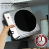 image:imageOVENTE Countertop Infrared Single Burner 1000W Electric Hot Plate w 75 Ceramic Glass Cooktop 6 Level Temperature Setting amp Easy to Clean Base Compact Stove for Home Dorm Office Silver BGI201S
