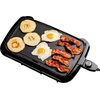 image:imageOVENTE Electric 1000W Single Burner with Cast Iron Plate and 1200W 16x10 Nonstick Griddle