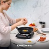image:imageOVENTE Electric Cast Iron Single Burner 1000W Hot Plate Silver BGS101SBGS101B  Black