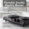 image:imageOVENTE Electric Cast Iron Single Burner 1000W Hot Plate Silver BGS101SBGS102B  Black