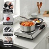image:imageOVENTE Electric Cast Iron Single Burner 1000W Hot Plate Silver BGS101SBGS102S  Silver