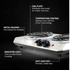image:imageOVENTE Electric Countertop Double Burner with 725 and 610 Cast Iron Hot Plates or 6 and 575 Stainless Steel Coil Hot Plates 1700W Cooktop Bundle