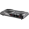 image:imageOVENTE Electric Countertop Double Burner with 725 and 610 Cast Iron Hot Plates or 6 and 575 Stainless Steel Coil Hot Plates 1700W Cooktop Bundle