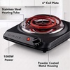 image:imageOVENTE Electric Double Burner 1700W Coil Hot Plate Silver BGC102SBGC101B  Black