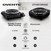 image:imageOVENTE Electric Double Burner 1700W Coil Hot Plate Silver BGC102SBGC101B  Black