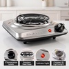image:imageOVENTE Electric Double Burner 1700W Coil Hot Plate Silver BGC102SBGC101S  Silver