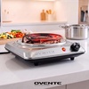 image:imageOVENTE Electric Double Burner 1700W Coil Hot Plate Silver BGC102SBGC101S  Silver