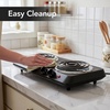image:imageOVENTE Electric Double Burner 1700W Coil Hot Plate Silver BGC102SBGC102B  Black