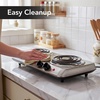 image:imageOVENTE Electric Double Burner 1700W Coil Hot Plate Silver BGC102SBGC102S  Silver
