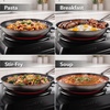 image:imageOVENTE Electric Infrared Single Burner 6 Heat Levels Silver BGI201SBGI102B  Black