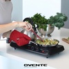 image:imageOVENTE Electric Infrared Single Burner 6 Heat Levels Silver BGI201SBGI102B  Black