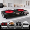 image:imageOVENTE Electric Infrared Single Burner 6 Heat Levels Silver BGI201SBGI102B  Black