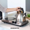 image:imageOVENTE Electric Infrared Single Burner 6 Heat Levels Silver BGI201SBGI102S  Silver