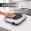 image:imageOVENTE Electric Infrared Single Burner 6 Heat Levels Silver BGI201SBGI201S  Silver