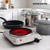 image:imageOVENTE Electric Infrared Single Burner 6 Heat Levels Silver BGI201SBGI201S  Silver
