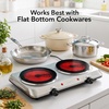 image:imageOVENTE Electric Infrared Single Burner 6 Heat Levels Silver BGI201SBGI202S  Silver
