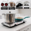 image:imageOVENTE Electric Infrared Single Burner 6 Heat Levels Silver BGI201SBGI202S  Silver