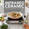 image:imageOVENTE Infrared Ceramic Double Burner 1800W Hot Plate Black BGI302GBBGI301GB  Black