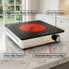 image:imageOVENTE Infrared Ceramic Double Burner 1800W Hot Plate Black BGI302GBBGI301GB  Black