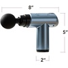 image:imageOVENTE Massage Gun Deep Tissue for Full Body Pain Relief Black HGM01446GB