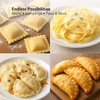 image:imageOVENTE Ravioli Pasta Roller Cutter 64L x 15W x 555H Red ACPPA7100RRed  ACPPA7100R
