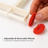 image:imageOVENTE Ravioli Pasta Roller Cutter 64L x 15W x 555H Red ACPPA7100RRed  ACPPA7100R