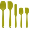 image:imageOVENTE 5 Pieces Silicone Spatula Set 500F Heat Resistant Orange SP12305OGreen