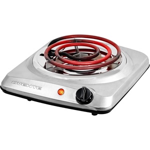 image:imageOVENTE Electric Double Burner 1700W Coil Hot Plate Silver BGC102SBGC101S  Silver