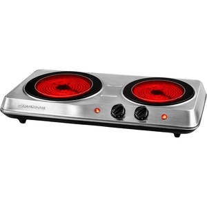 image:imageOVENTE Electric Infrared Single Burner 6 Heat Levels Silver BGI201SBGI102S  Silver