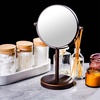 image:imageOVENTE 6 Lighted Tabletop Round Vanity Mirror Antique Bronze MLT60ABZ1X7XAntique Bronze