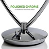 image:imageOVENTE 7 Lighted Tabletop Mount Makeup Mirror Polished Chrome MLT75CH1X5X