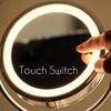 image:imageOVENTE 8 Lighted Tabletop Mount Makeup Mirror Nickel Brushed MPT75BR1X5XNickel Brushed