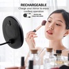 image:imageOVENTE 9 Rechargeable Lighted Tabletop Vanity Makeup Mirror White MOT22WBlack
