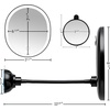 image:imageOVENTE 9 Rechargeable Lighted Tabletop Vanity Makeup Mirror White MOT22WBlack