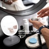 image:imageOVENTE 9 Rechargeable Lighted Tabletop Vanity Makeup Mirror White MOT22WWhite
