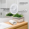 image:imageOVENTE 9 Rechargeable Lighted Tabletop Vanity Makeup Mirror White MOT22WWhite