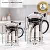 image:imageOVENTE French Press Coffee Maker 20oz BPAFree Cold Brewer Clear FGC20T20 Ounce