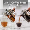 image:imageOVENTE French Press Coffee Maker 20oz BPAFree Cold Brewer Clear FGC20T20 Ounce