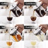 image:imageOVENTE French Press Coffee Maker 20oz BPAFree Cold Brewer Clear FGC20T20 Ounce