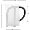 image:imageOVENTE French Press Coffee Maker 20oz BPAFree Cold Brewer Clear FGC20T27 Ounce