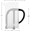 image:imageOVENTE French Press Coffee Maker 20oz BPAFree Cold Brewer Clear FGC20T34 Ounce