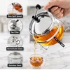 image:imageOVENTE Glass Teapot with Removable Stainless Steel Infuser Clear FGH17TClear  17 Ounce