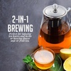 image:imageOVENTE Glass Teapot with Removable Stainless Steel Infuser Clear FGH17TClear  40 oz